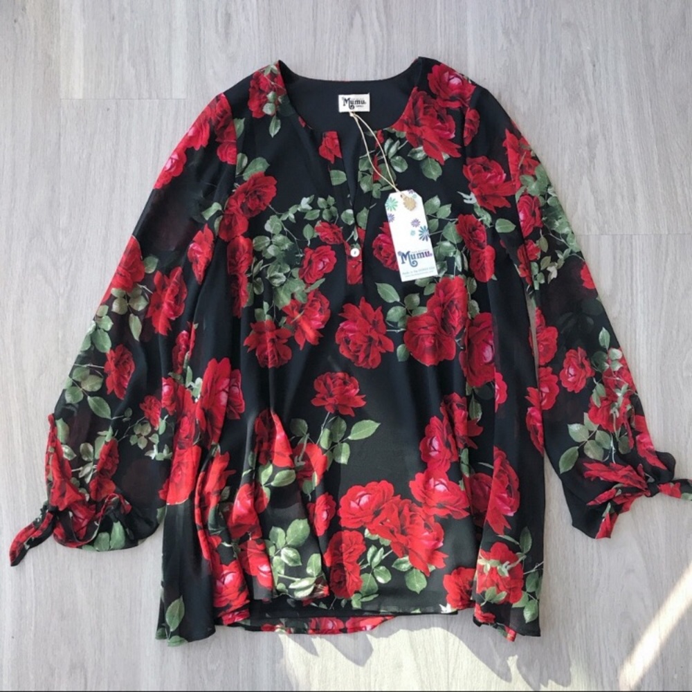 Show Me Your Mumu Johanna Tunic Budding Rosemance - Picture 4 of 7